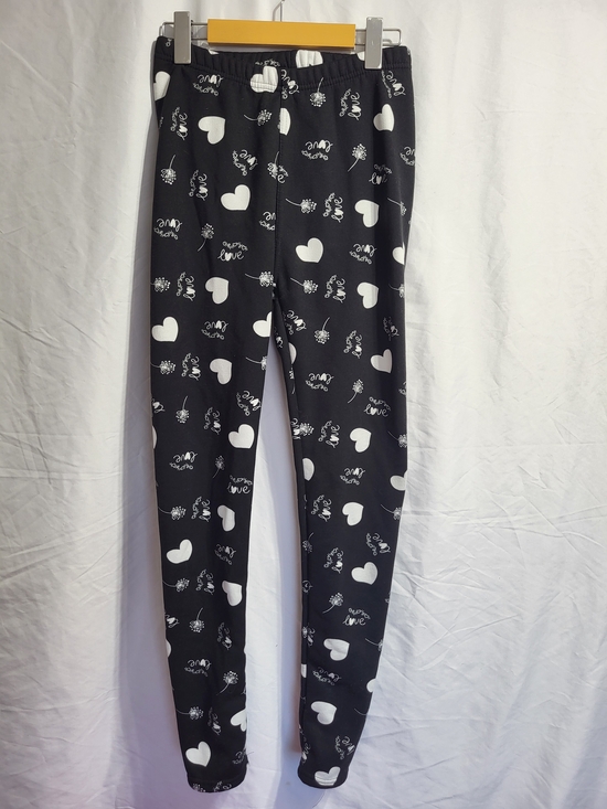 Just Cozy Pants - Women’s Black Heart Print Leggings